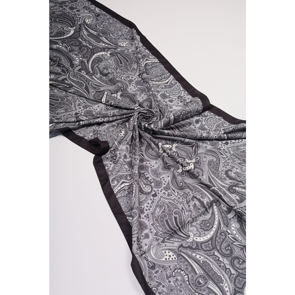 Scarfella Desenli Silk Licra Şal - Desen-03