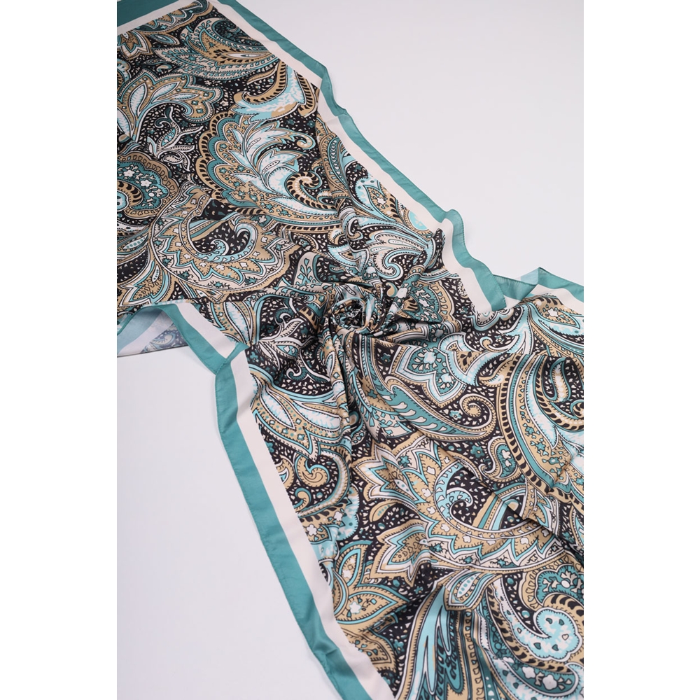 Scarfella Desenli Silk Licra Şal - Desen-04