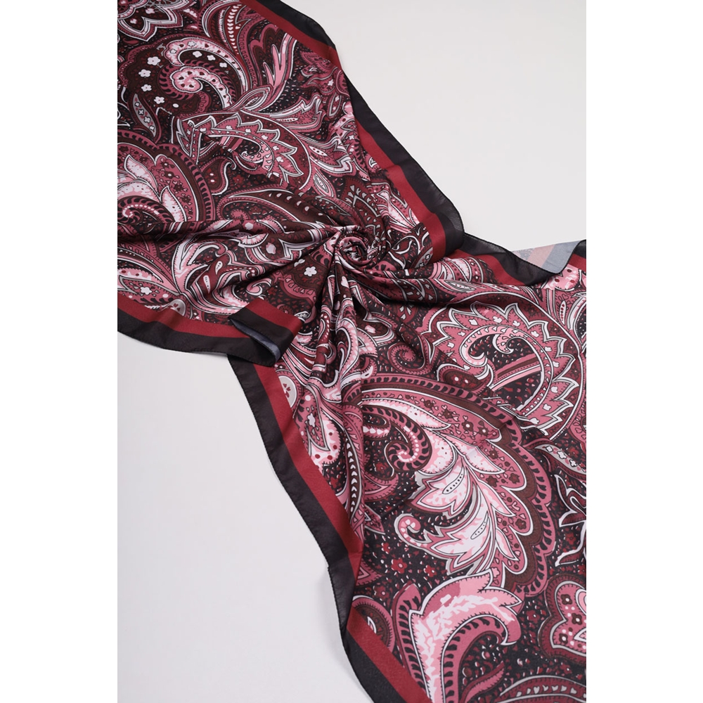 Scarfella Desenli Silk Licra Şal - Desen-04