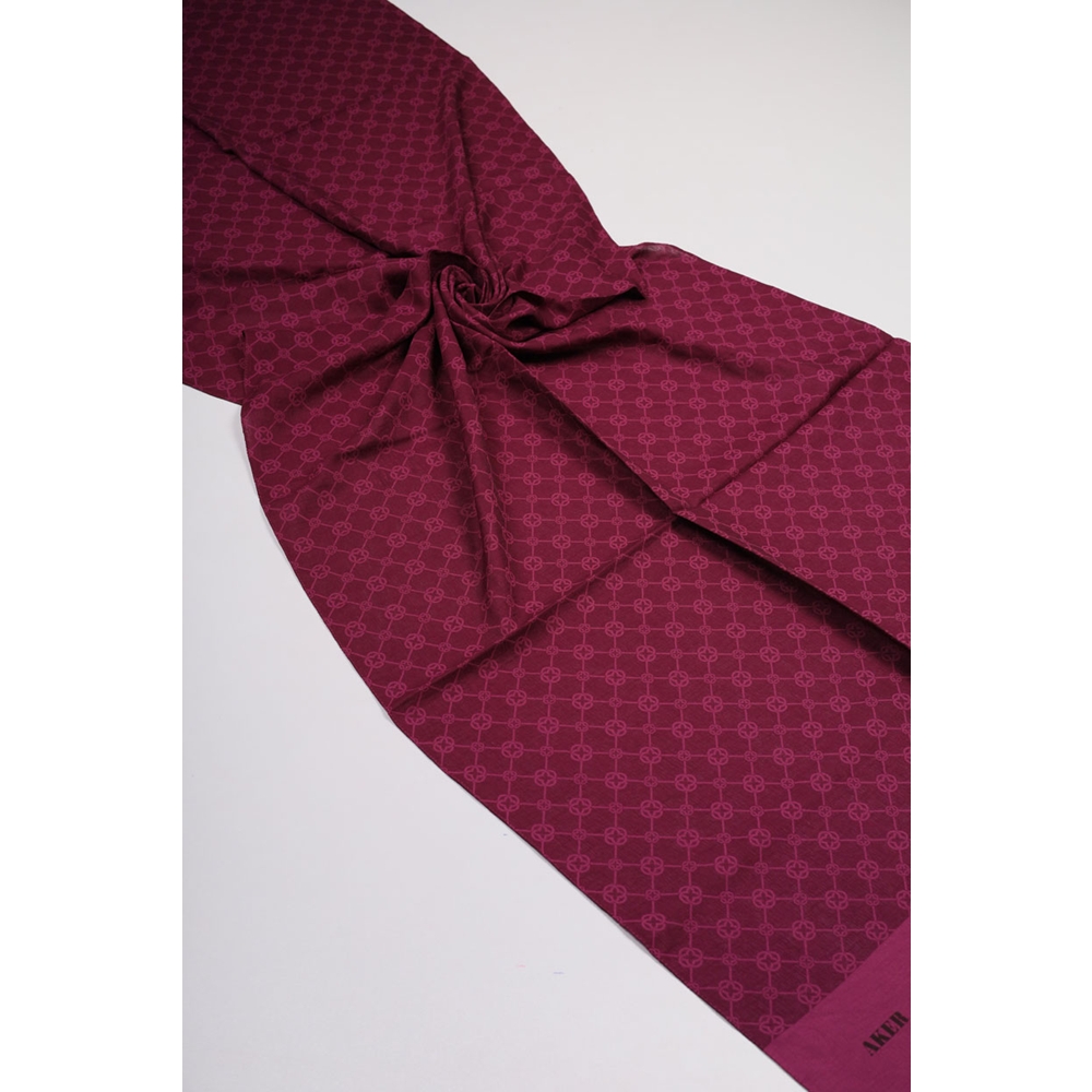 Aker Elegance Monogram Şal - Desen-06 - Renk-23