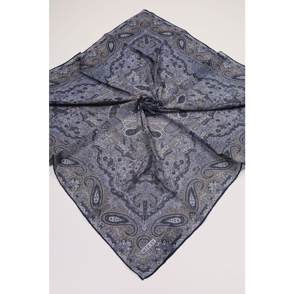 Miray Desenli Krep Eşarp - Desen-02 - Renk-09