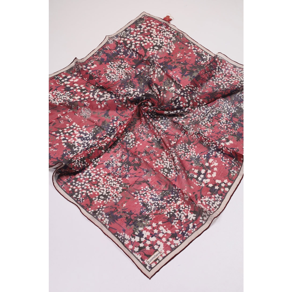 Luvensara Desenli Summer Eşarp - Desen-01 - Renk-08