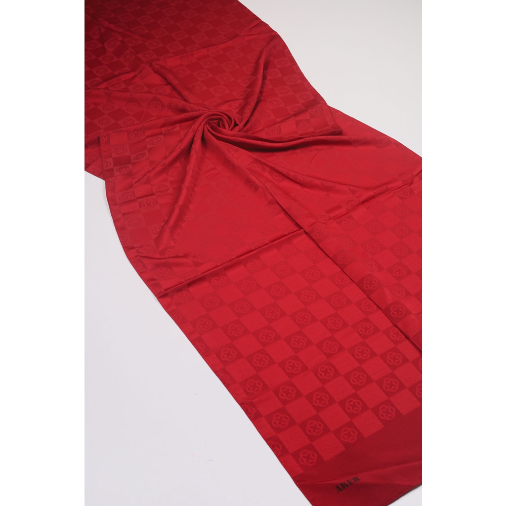Aker Dama Monogram Şal - Desen-04 - Renk-17