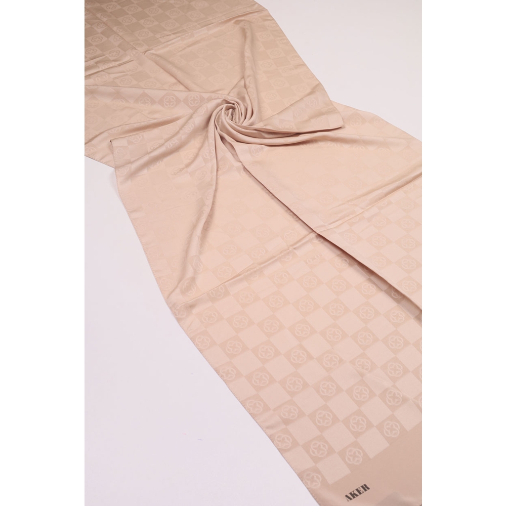 Aker Dama Monogram Şal - Desen-04 - Renk-17