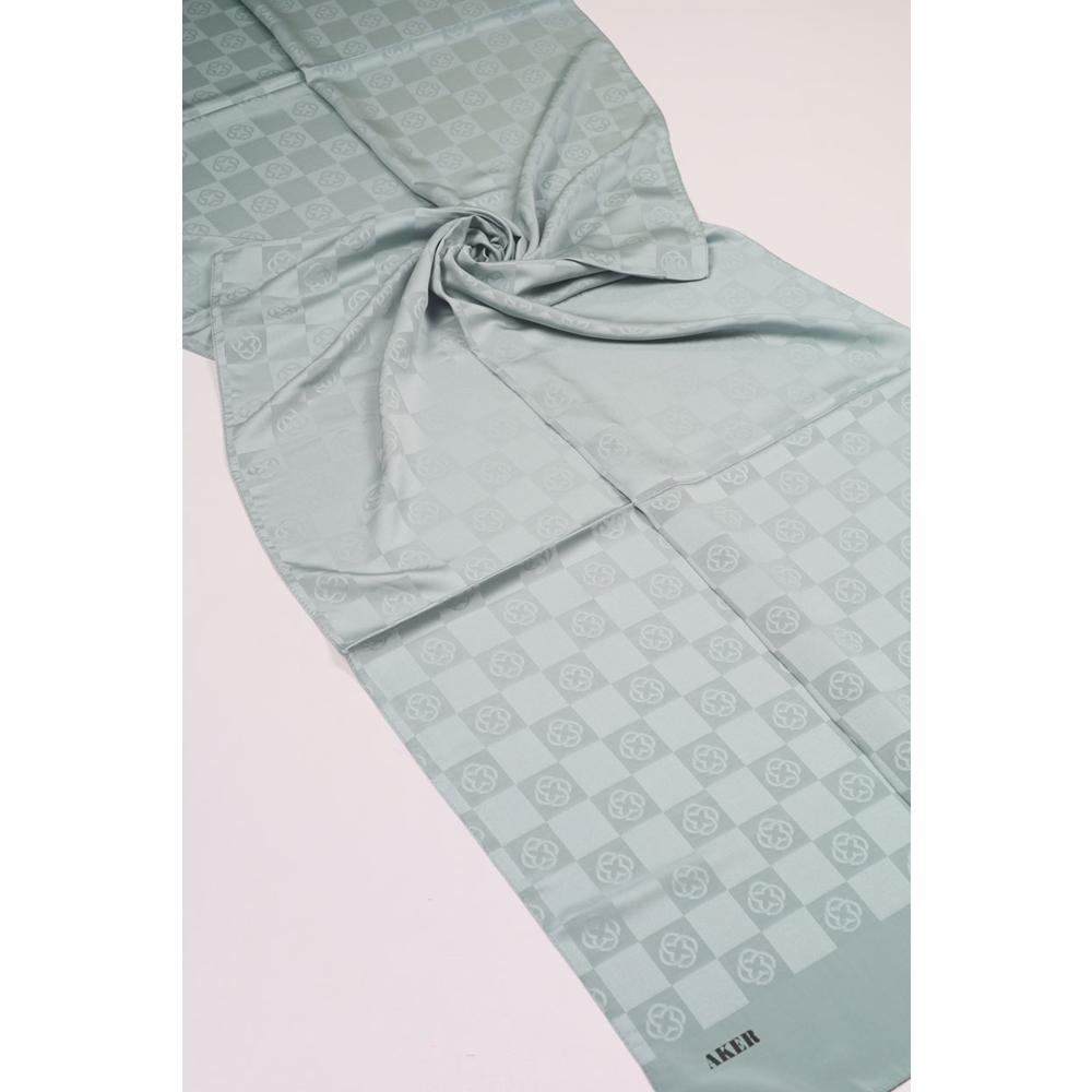 Aker Dama Monogram Şal - Desen-04 - Renk-17