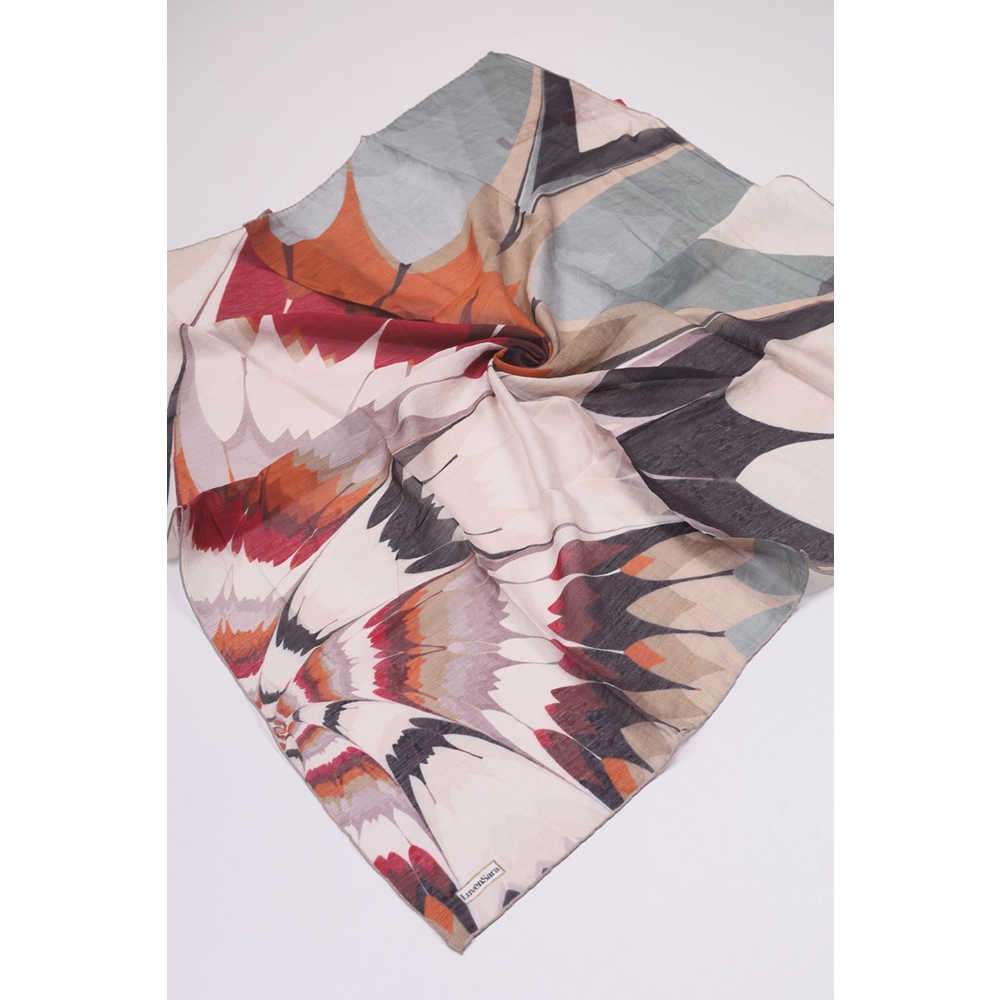 Luvensara Desenli Summer Eşarp - Desen-02 - Renk-02