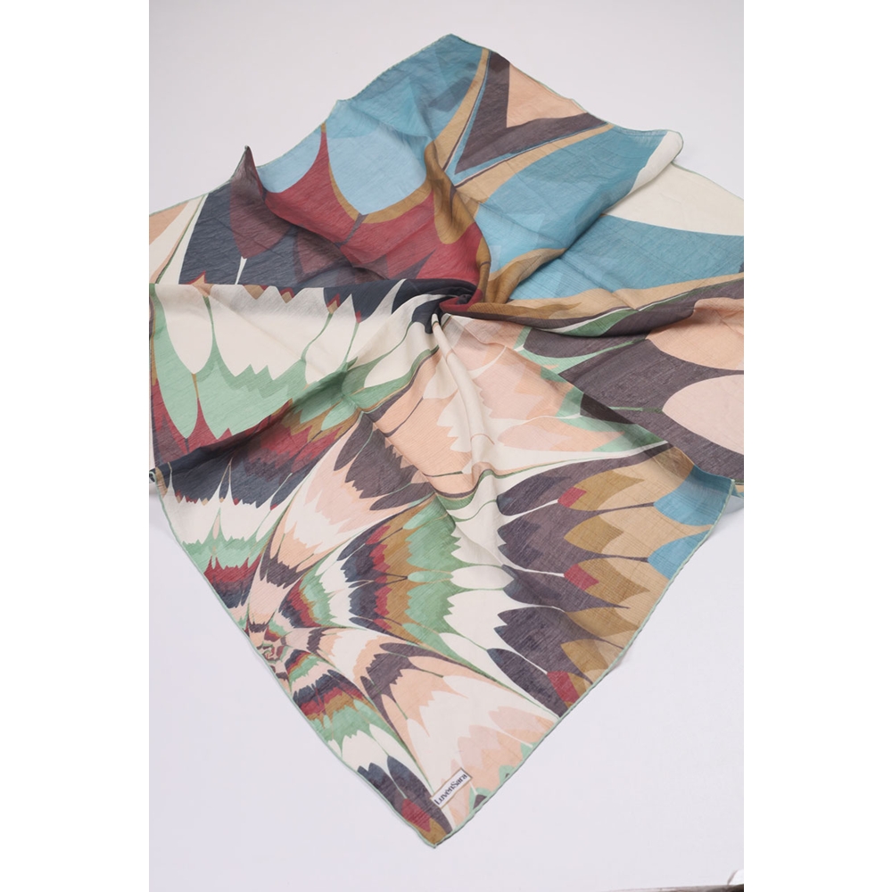 Luvensara Desenli Summer Eşarp - Desen-02 - Renk-02