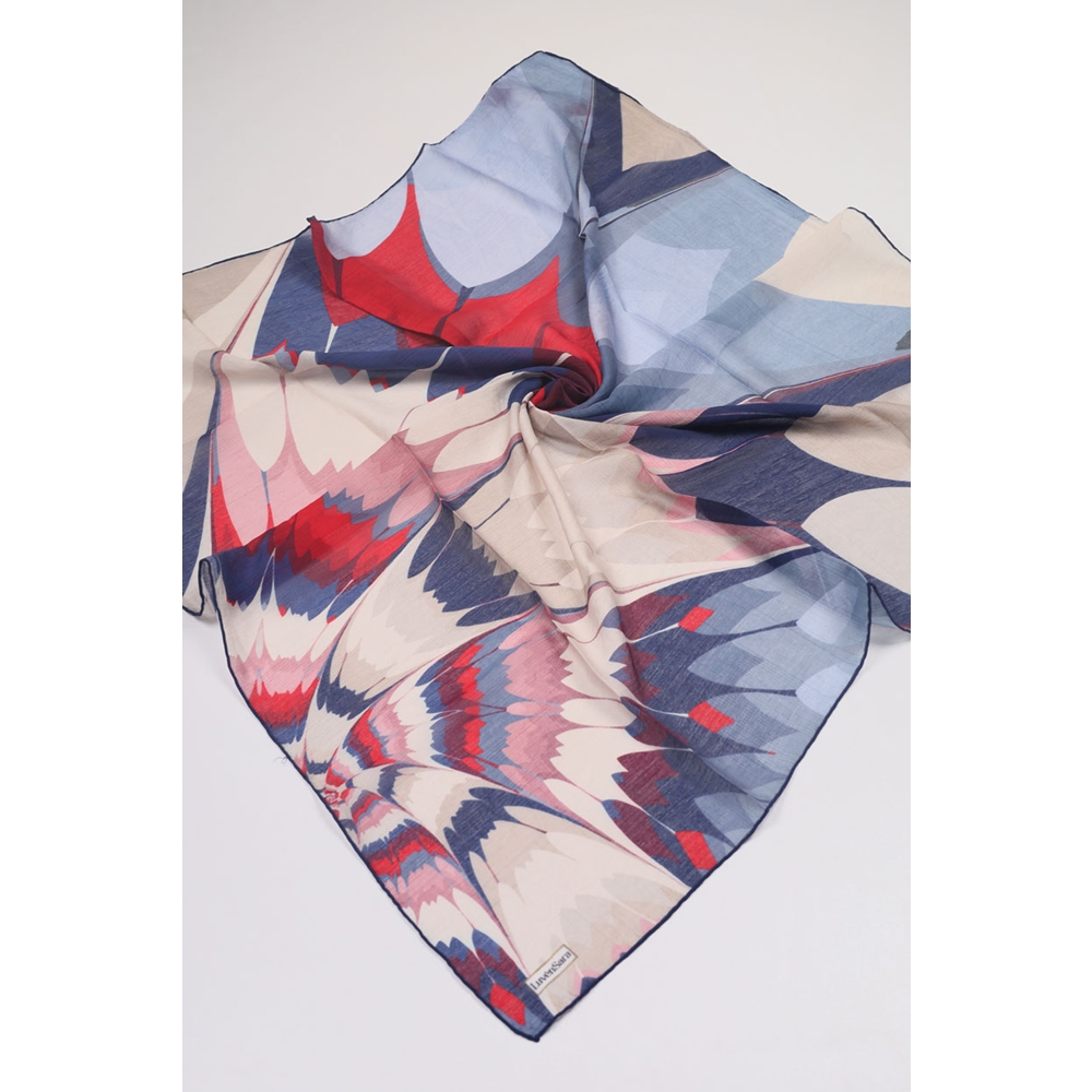 Luvensara Desenli Summer Eşarp - Desen-02 - Renk-02