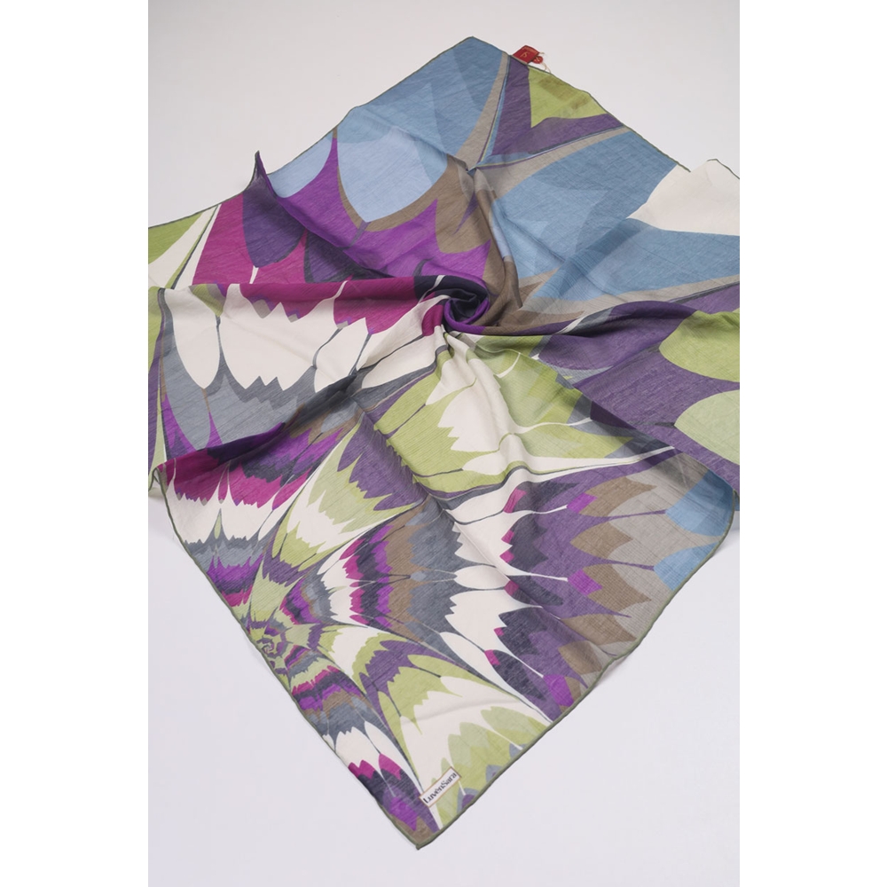Luvensara Desenli Summer Eşarp - Desen-02 - Renk-02