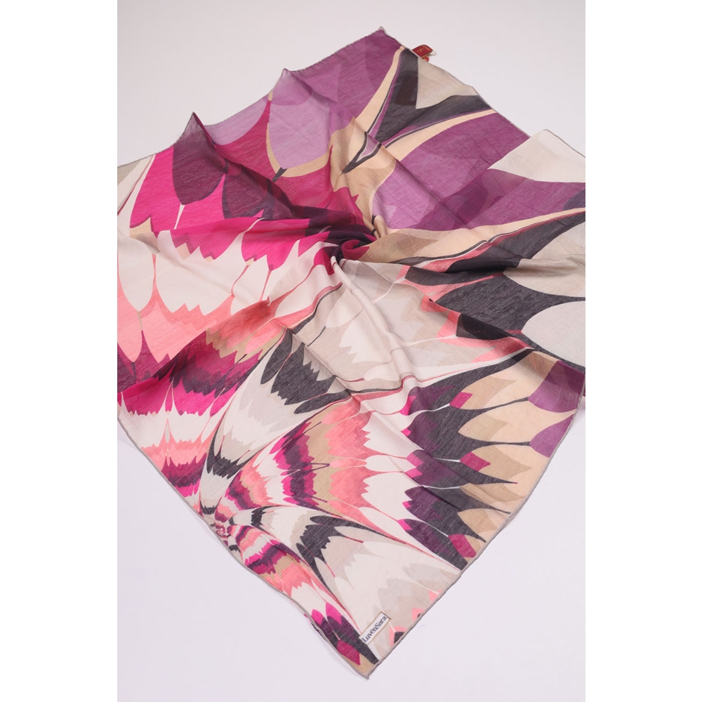 Luvensara Desenli Summer Eşarp - Desen-02 - Renk-02