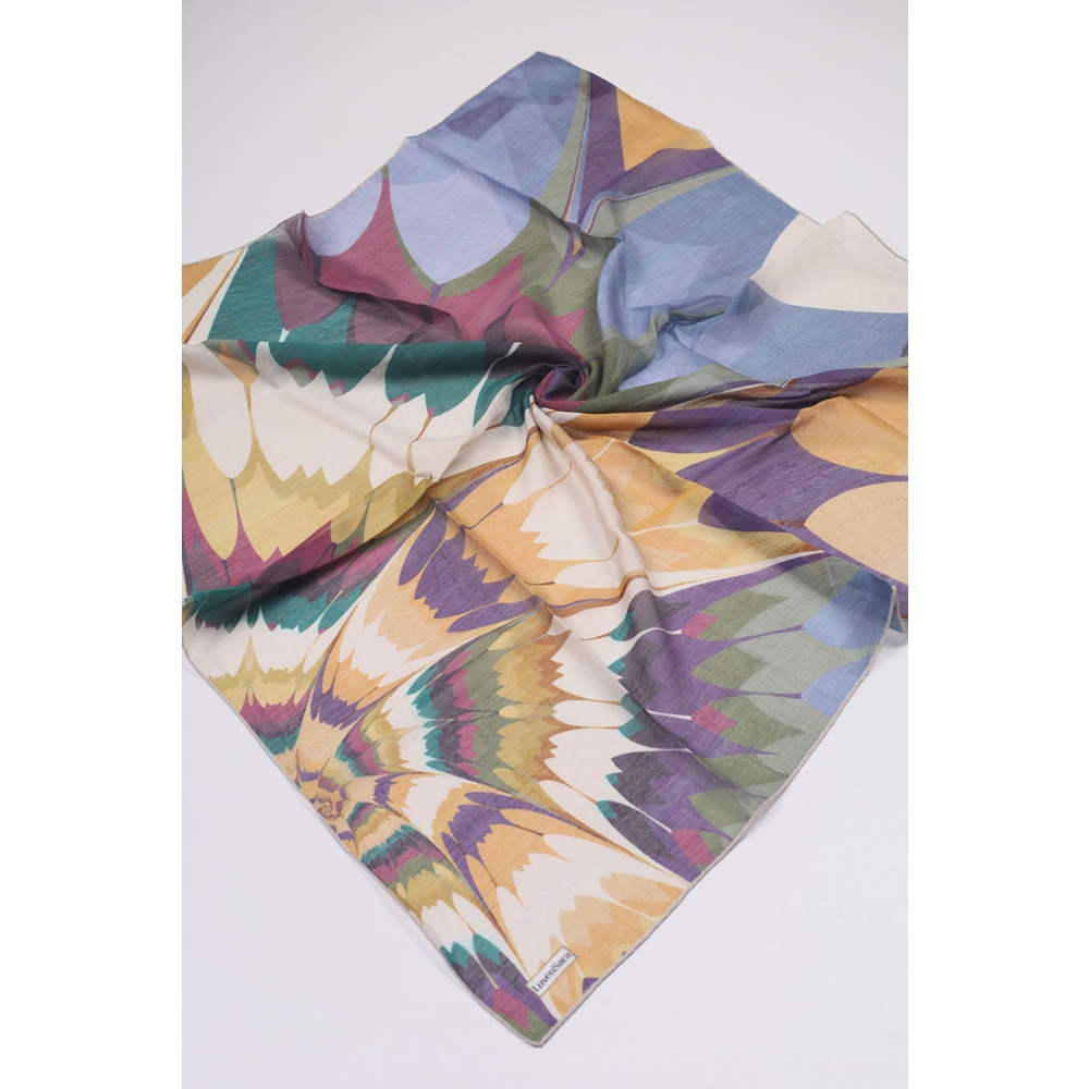 Luvensara Desenli Summer Eşarp - Desen-02 - Renk-02