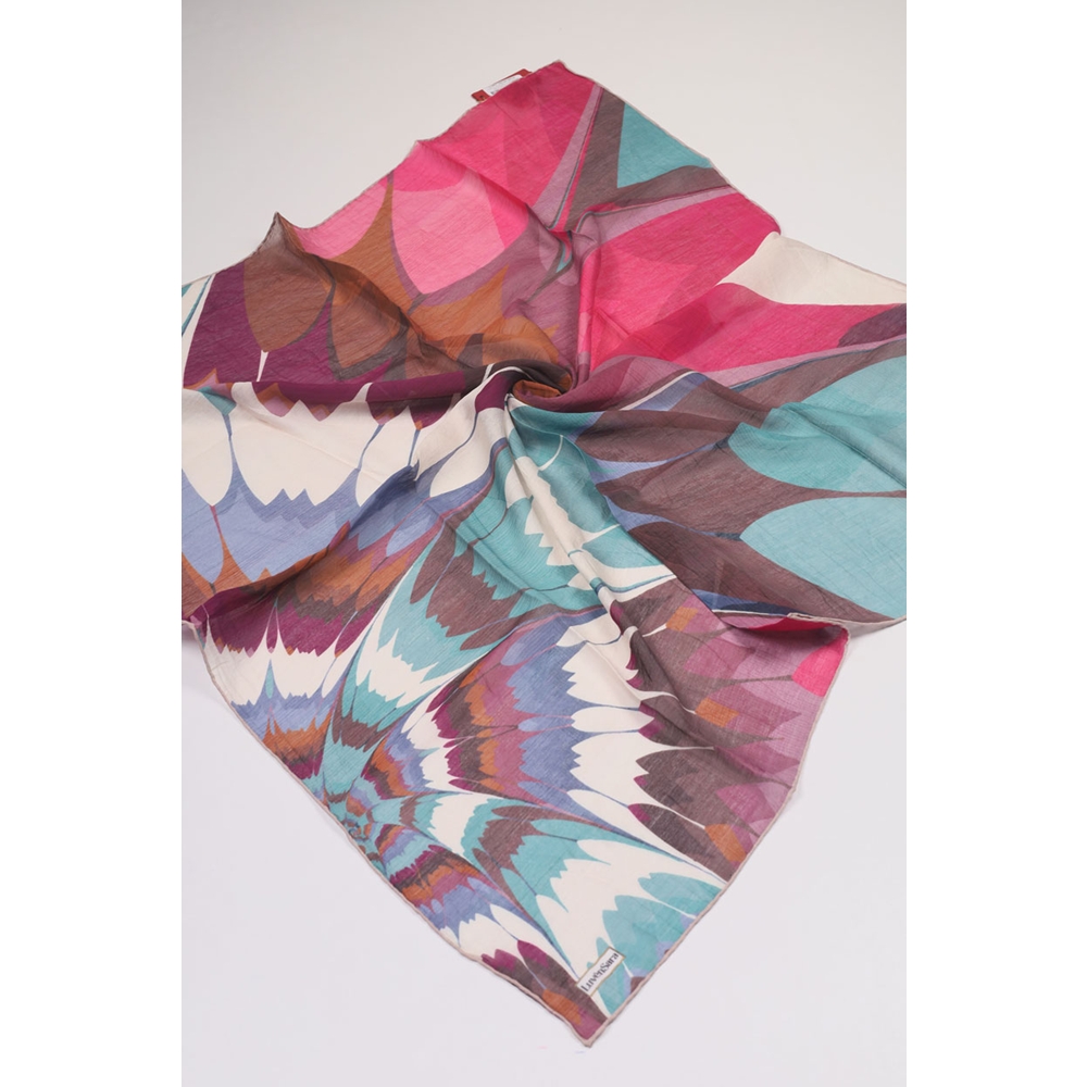 Luvensara Desenli Summer Eşarp - Desen-02 - Renk-02