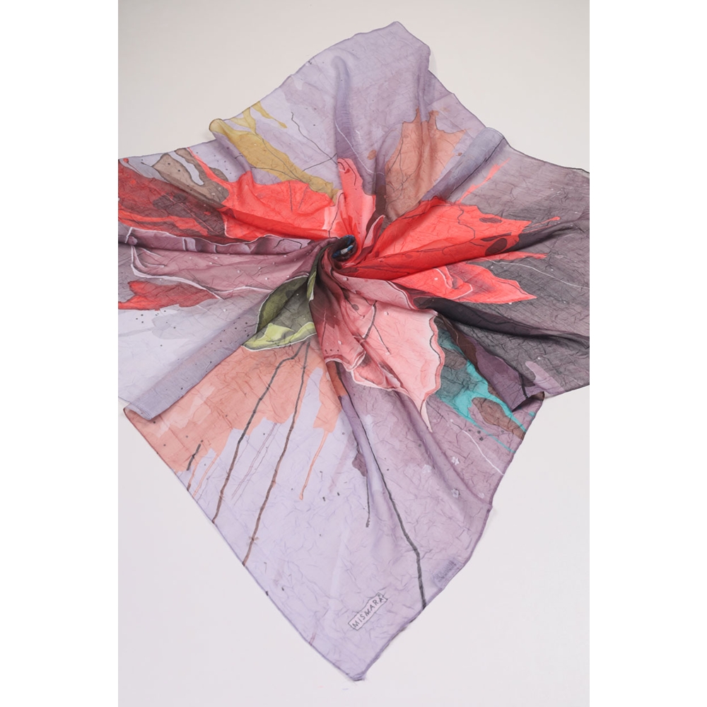 Mismara Desenli Konfor Eşarp - Desen-01 - Renk-09