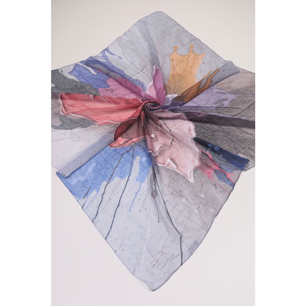 Mismara Desenli Konfor Eşarp - Desen-01 - Renk-09