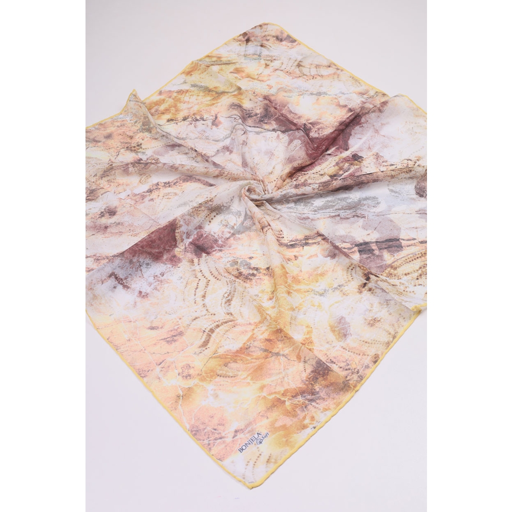 Bonjela Desenli Dijital Soft Eşarp - Desen-03 - Renk-03
