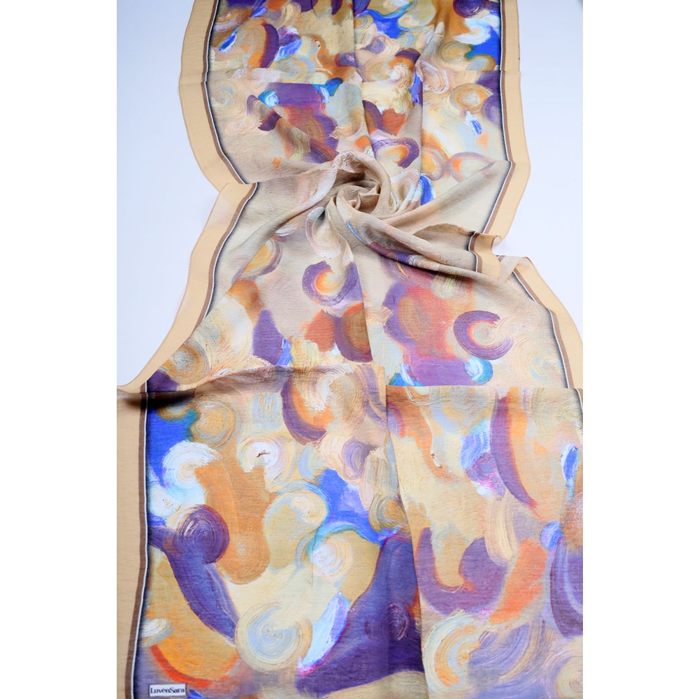 Luvensara Desenli Summer Şal - Desen-03 - Renk-09