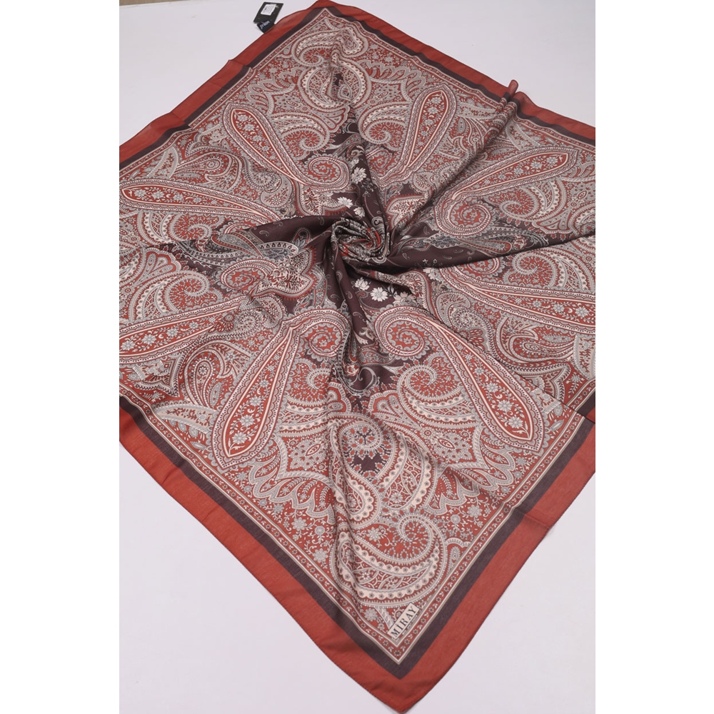 Miray Desenli 120 Cm Nevada Soft Eşarp - Desen-09 - Renk-01