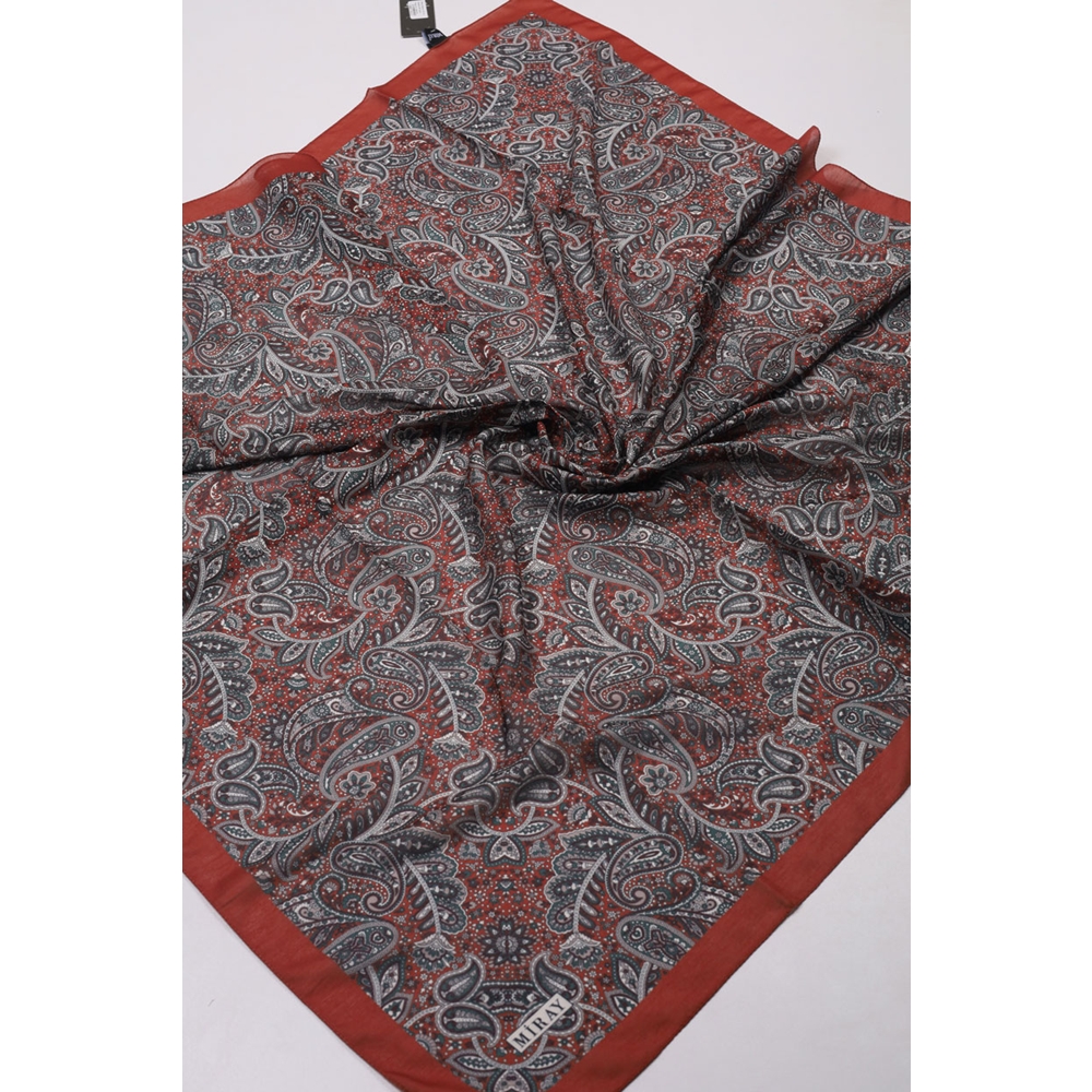 Miray Desenli 120 Cm Nevada Soft Eşarp - Desen-10 - Renk-01