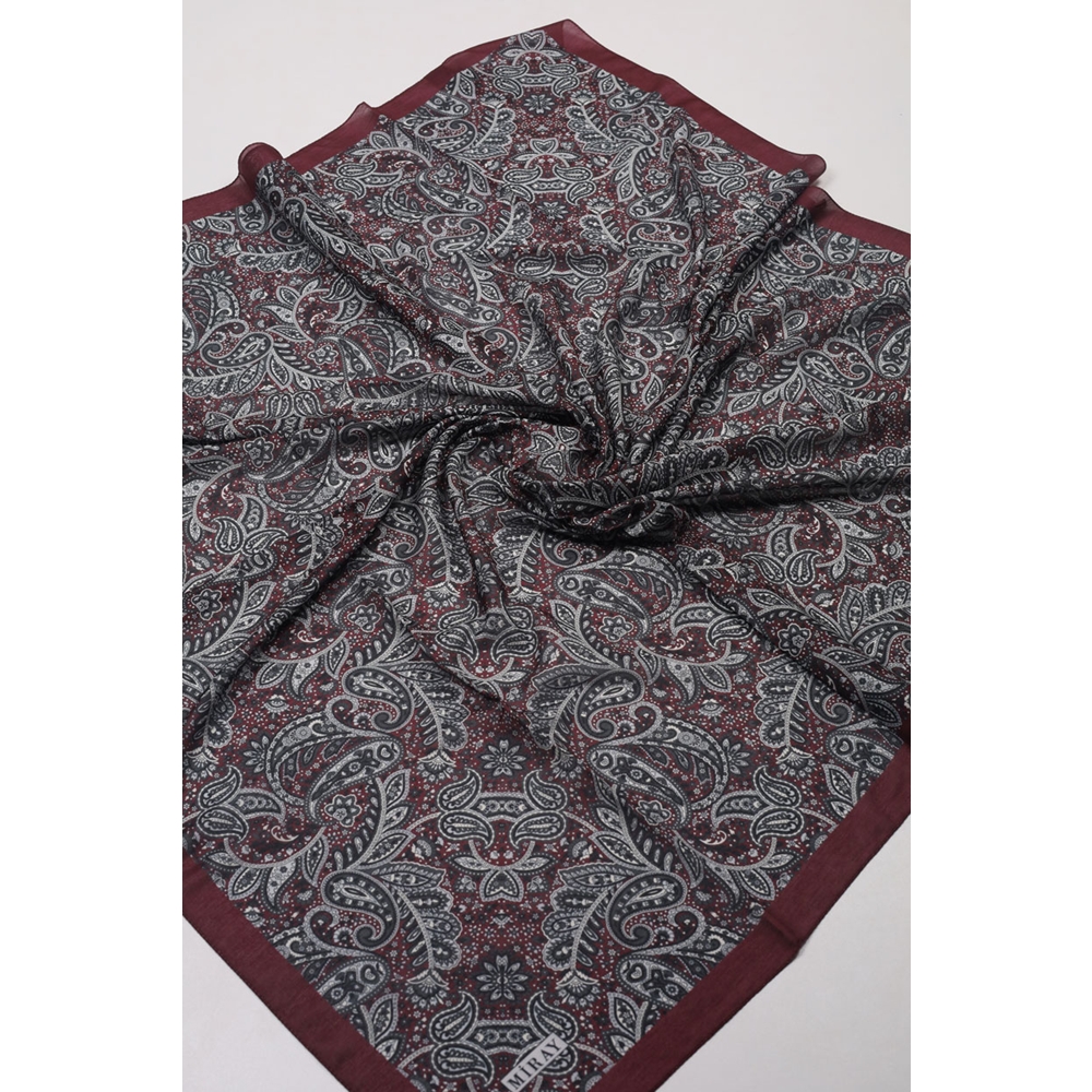 Miray Desenli 120 Cm Nevada Soft Eşarp - Desen-10 - Renk-01