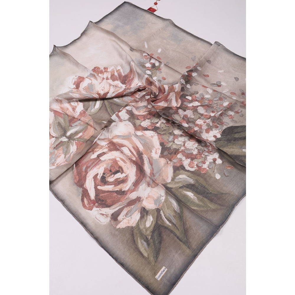 Luvensara Desenli Summer Eşarp - Desen-04 - Renk-04