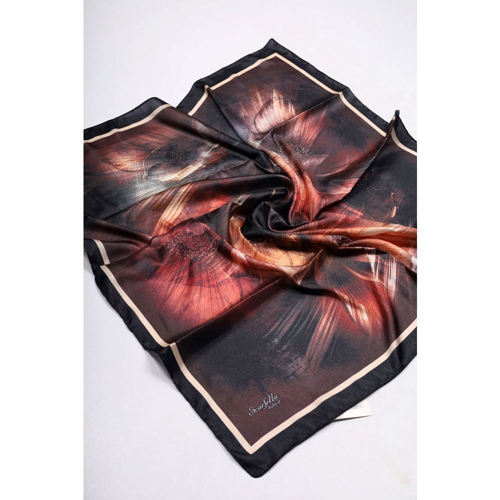 Scarfella Hybrid Desenli Kristal Eşarp - Desen-03