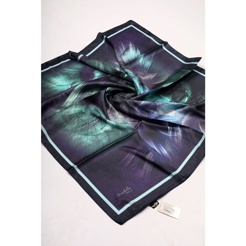 Scarfella Hybrid Desenli Kristal Eşarp - Desen-03