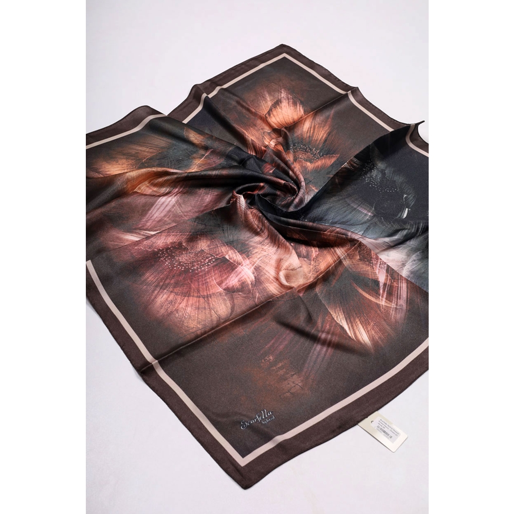 Scarfella Hybrid Desenli Kristal Eşarp - Desen-03