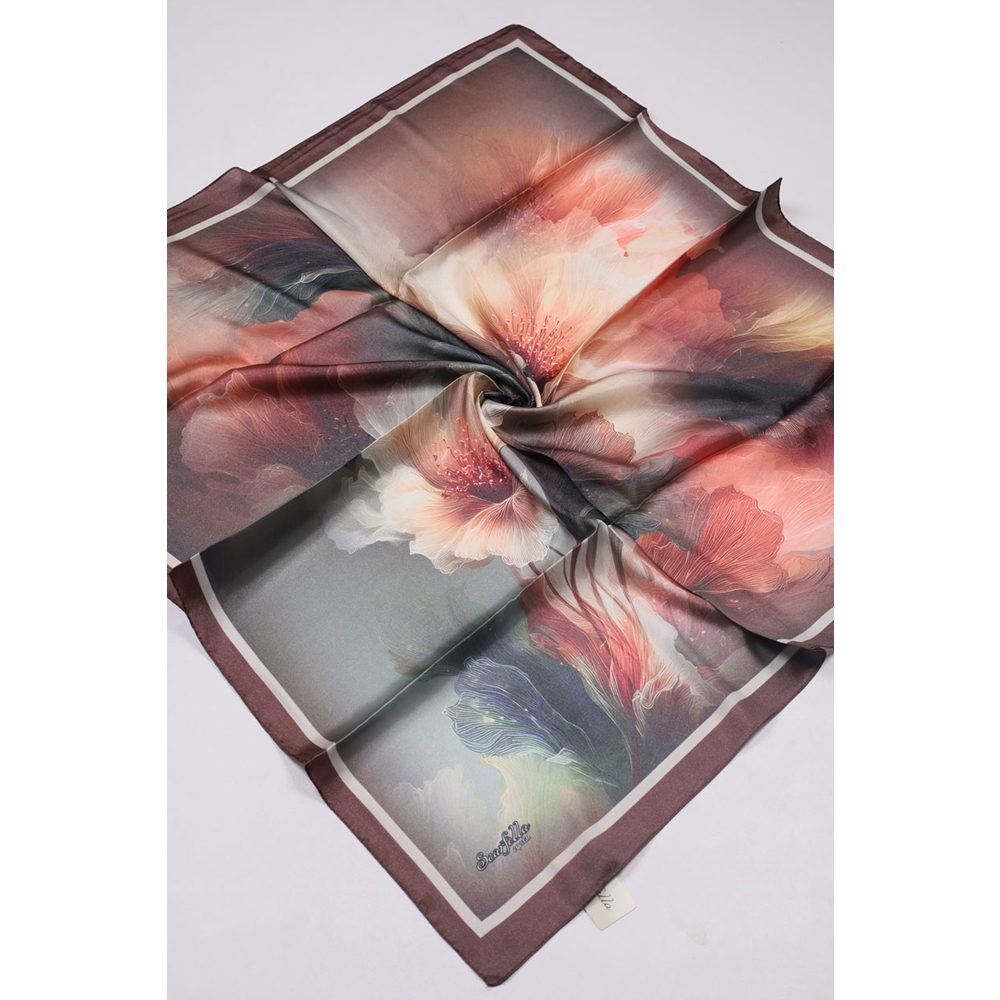 Scarfella Hybrid Desenli Kristal Eşarp - Desen-07
