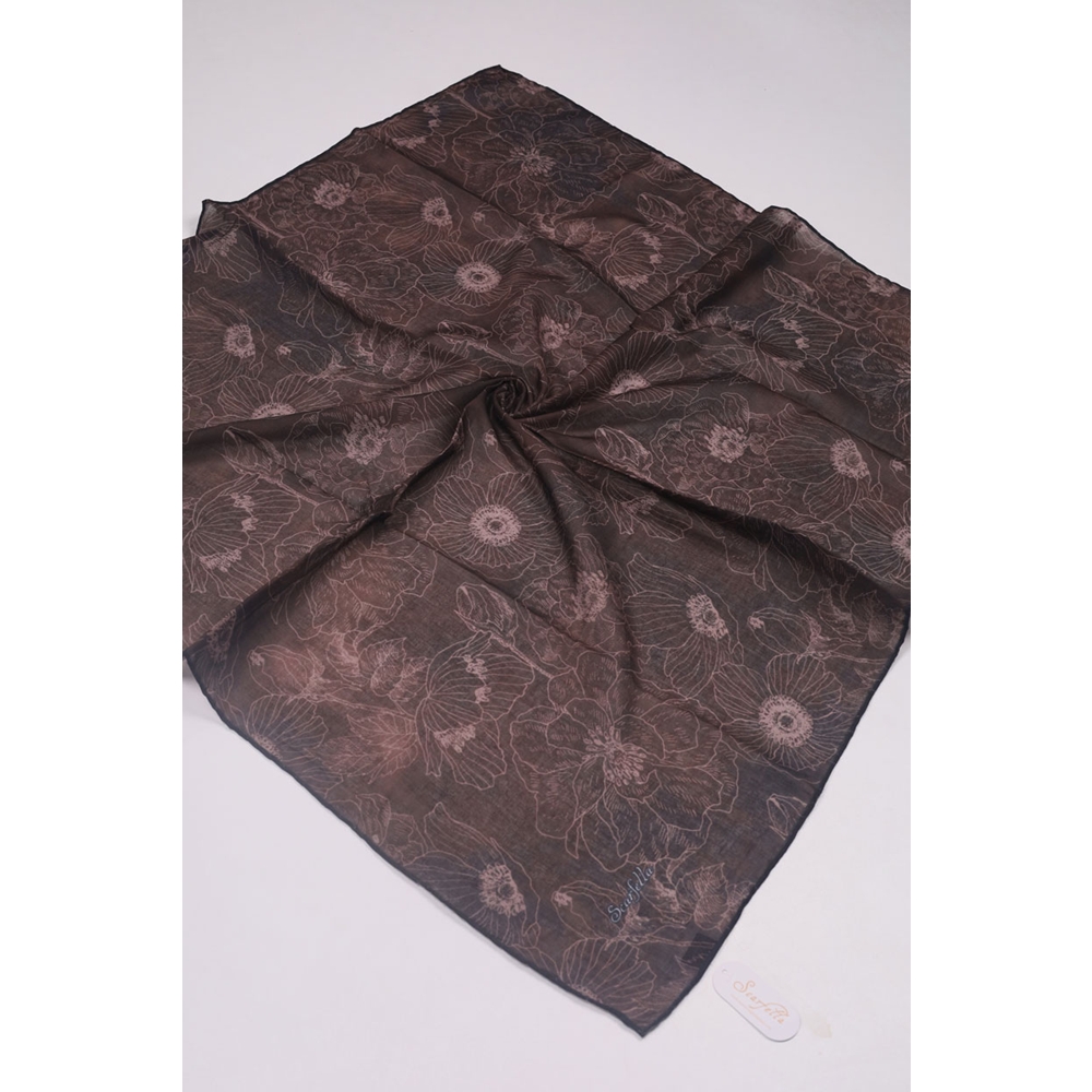 Scarfella Soft El Dikişli Eylül Eşarp - Desen-75
