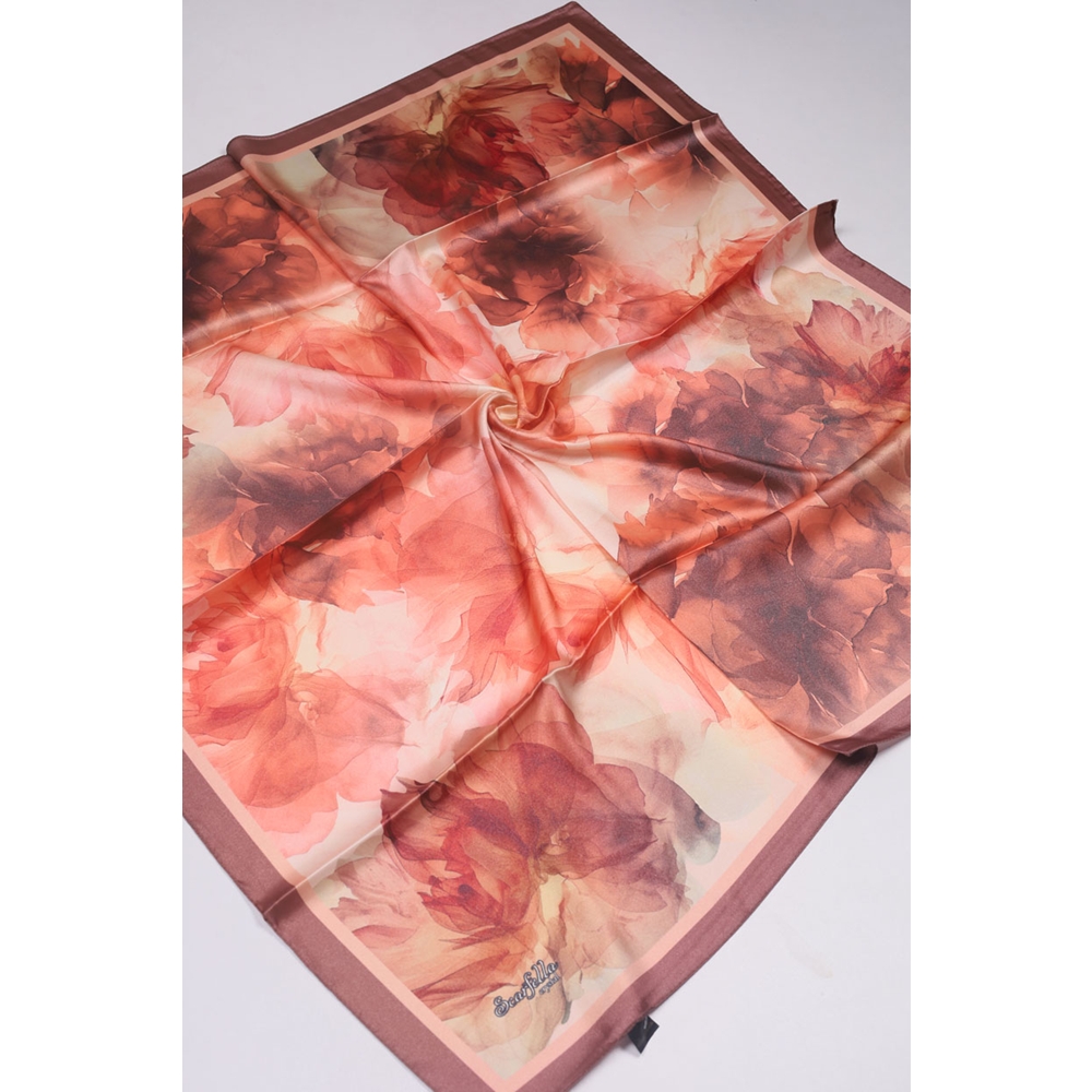 Scarfella Hybrid Desenli Kristal Eşarp - Desen-12 - Renk-01