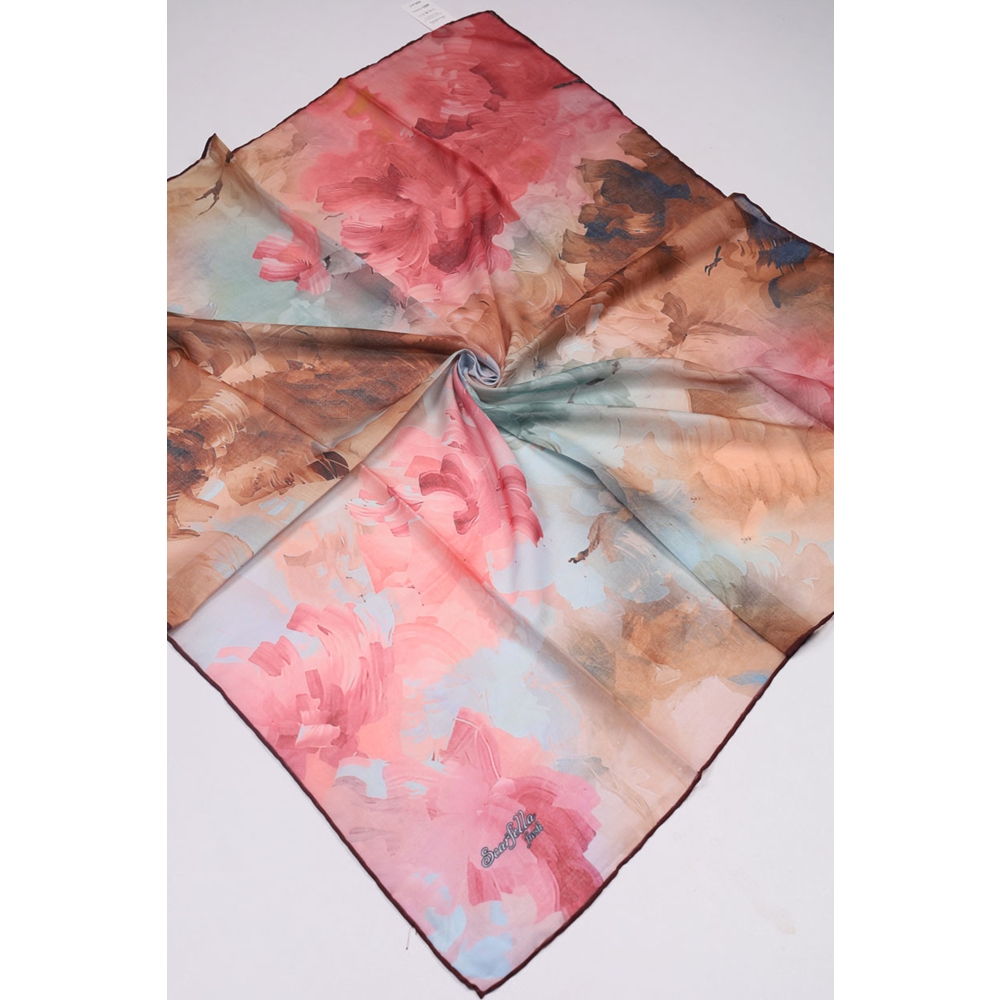 Scarfella Soft El Dikişli Eylül Eşarp - Desen-80