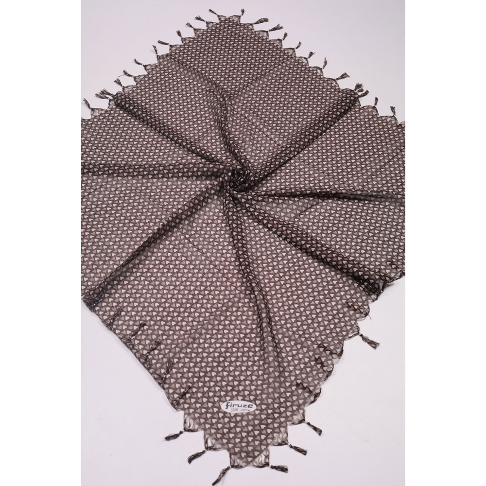 Firuze Star Desenli Boncuklu Tülbent - Desen-58 - Renk-09