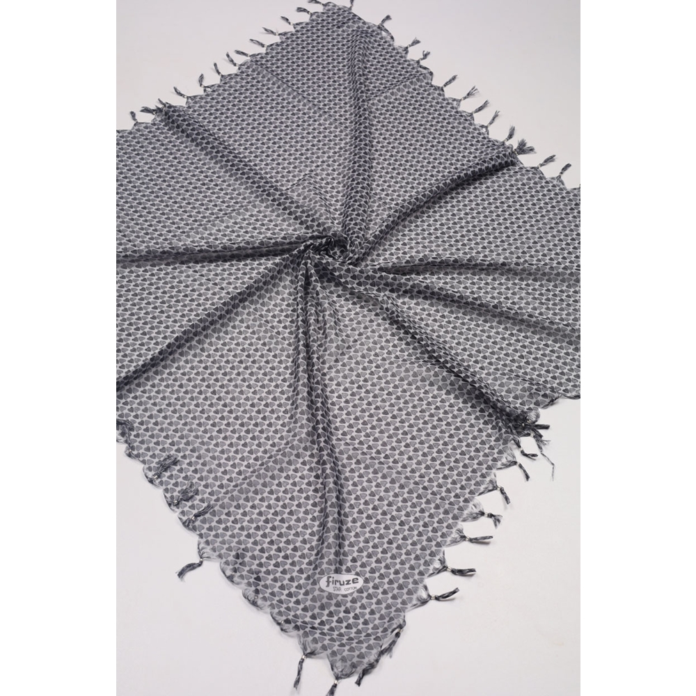 Firuze Star Desenli Boncuklu Tülbent - Desen-58 - Renk-09