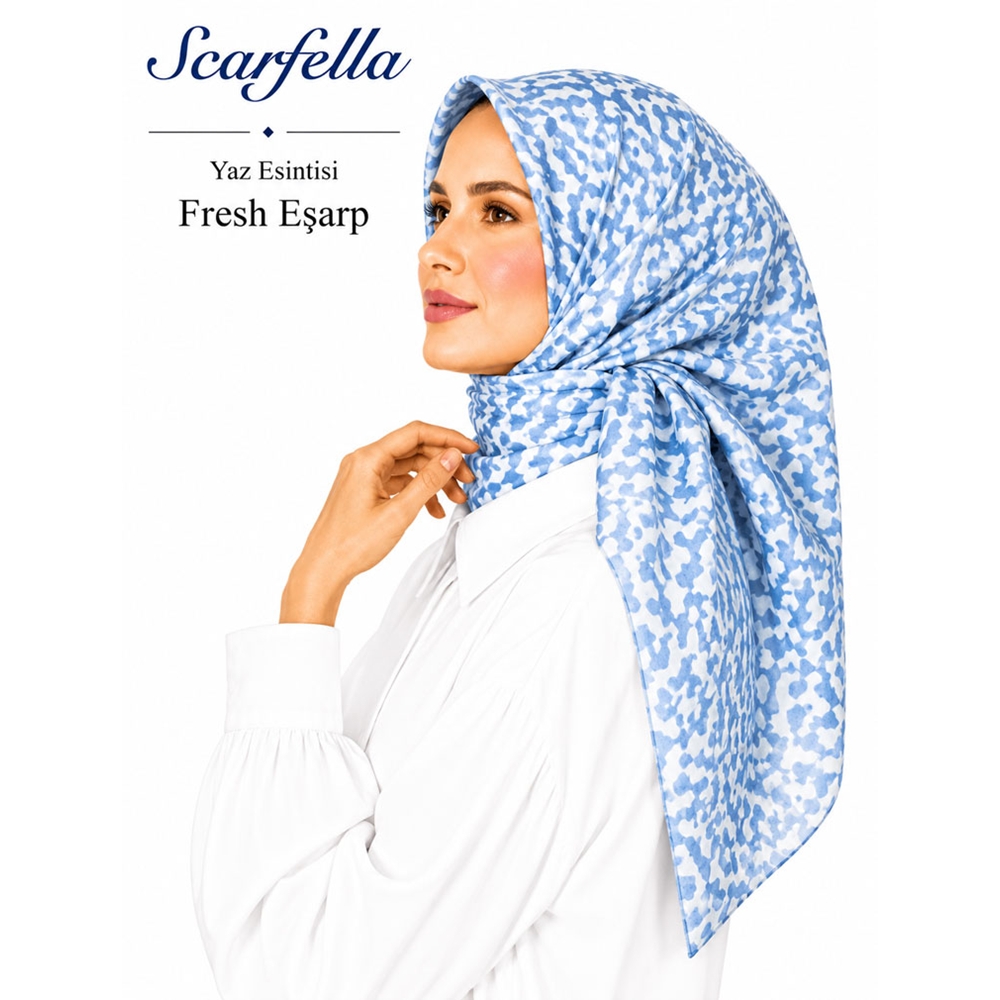 Scarfella Yaz Esintisi Fresh Eşarp - Desen-96