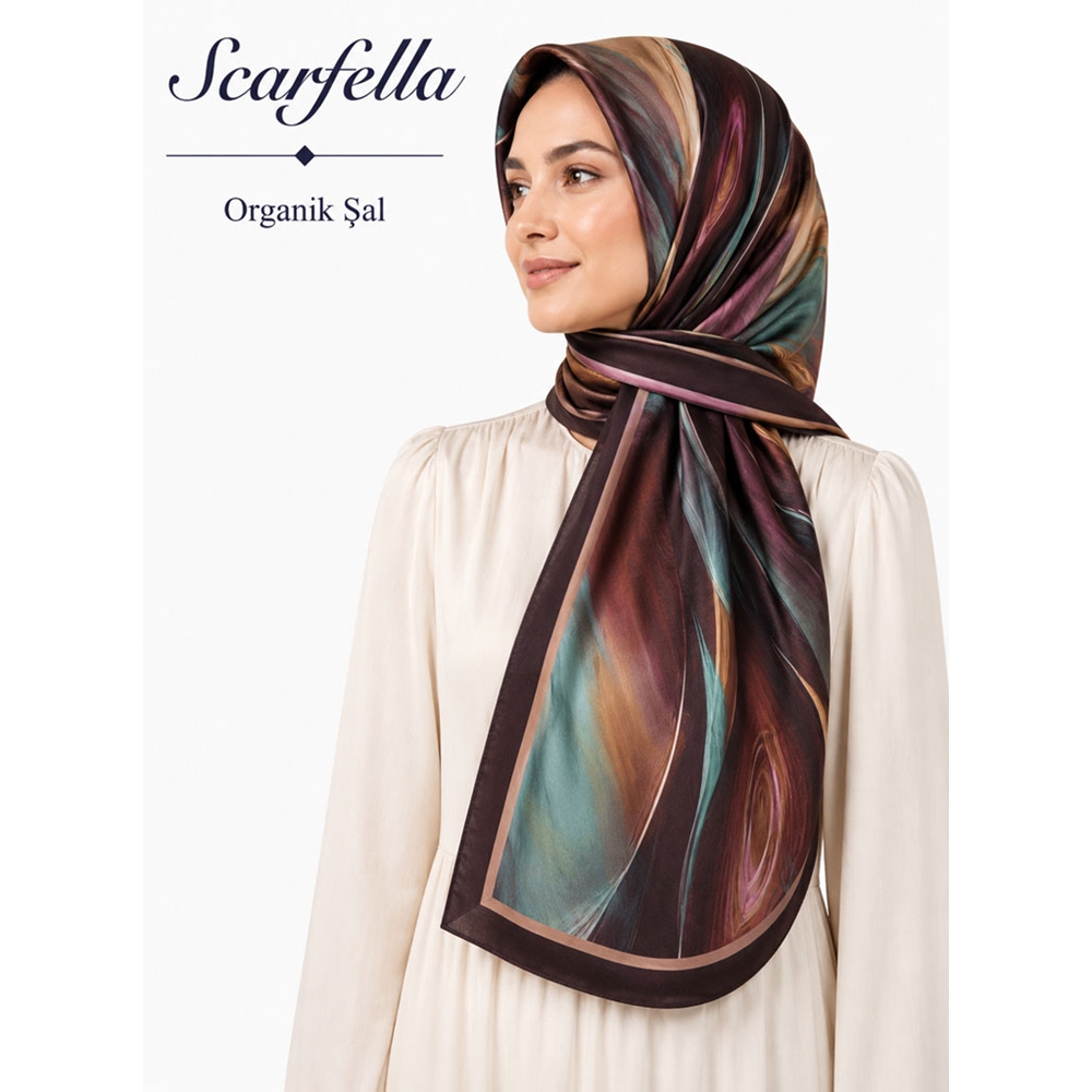 Scarfella Organik Şal - Desen-08
