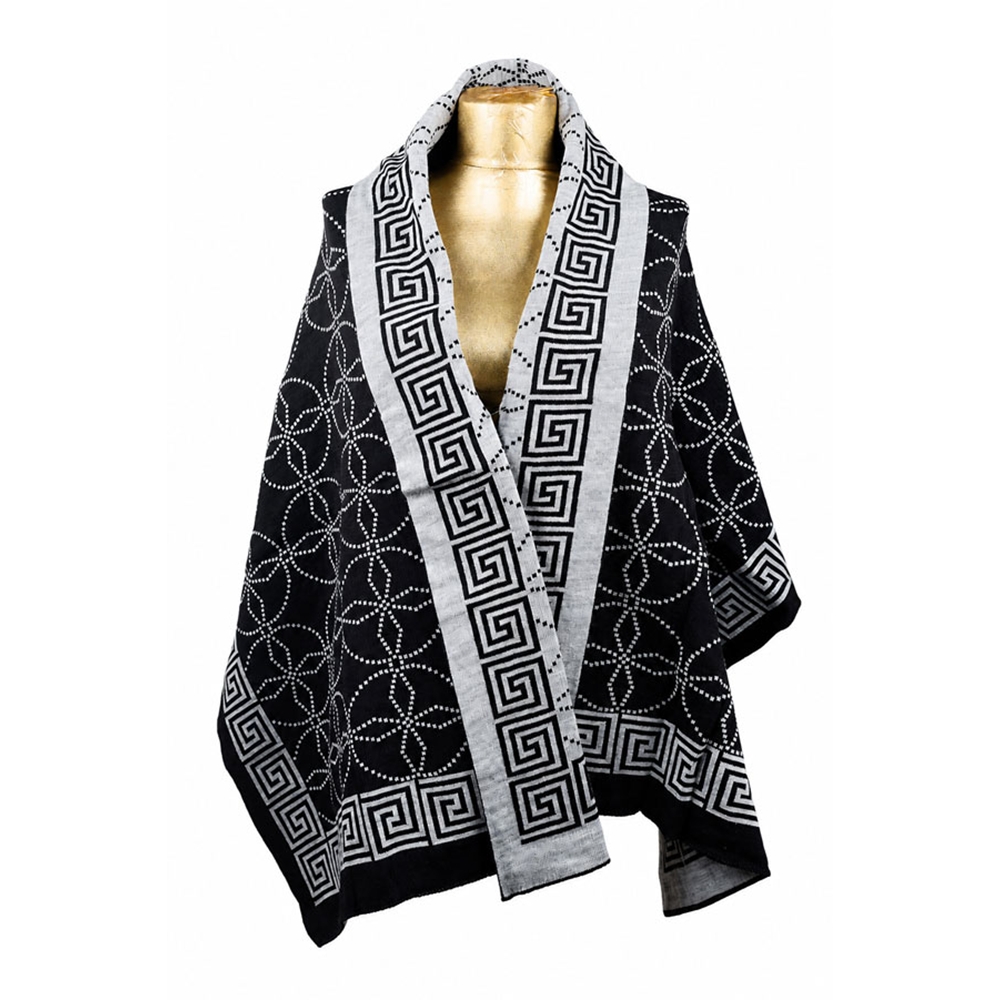 Baysem Triko Omuz Şalı - Desen-15 - Renk-35