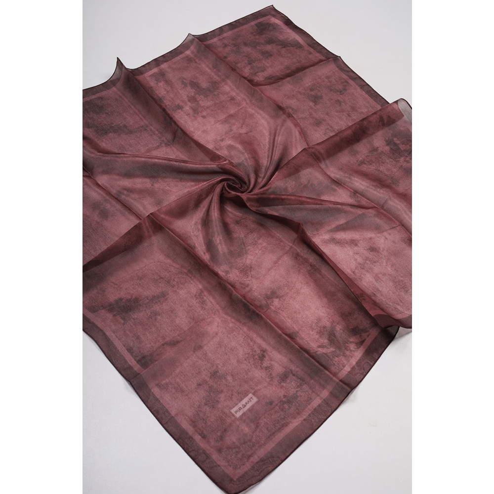 Piramit Desenli Simli Bantlı Abiye Eşarp - Desen-01 - Renk-01
