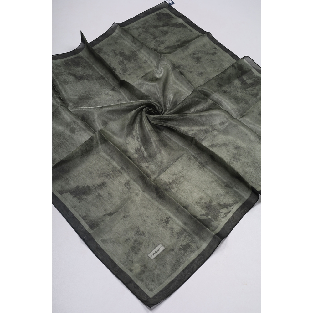 Piramit Desenli Simli Bantlı Abiye Eşarp - Desen-01 - Renk-01