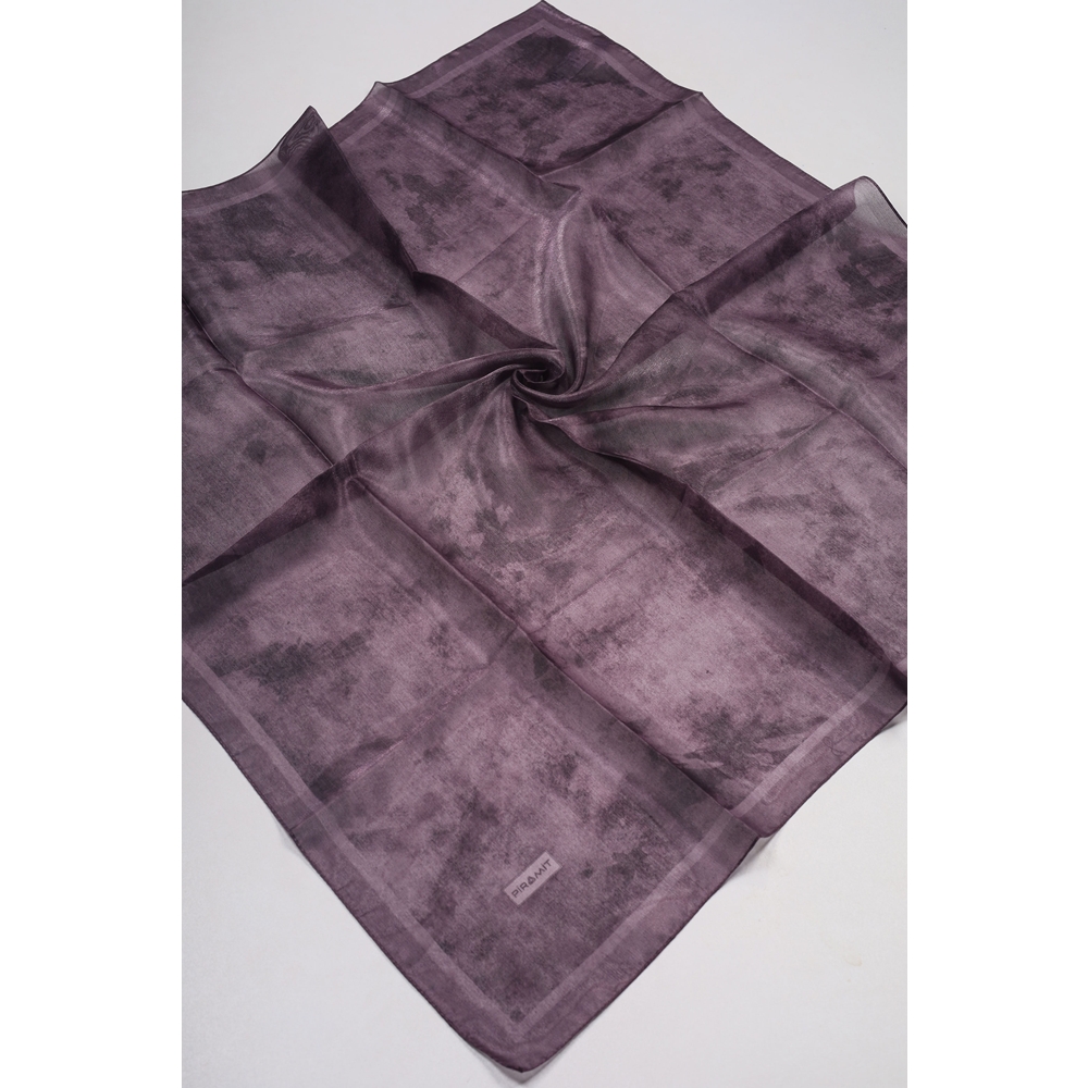 Piramit Desenli Simli Bantlı Abiye Eşarp - Desen-01 - Renk-01