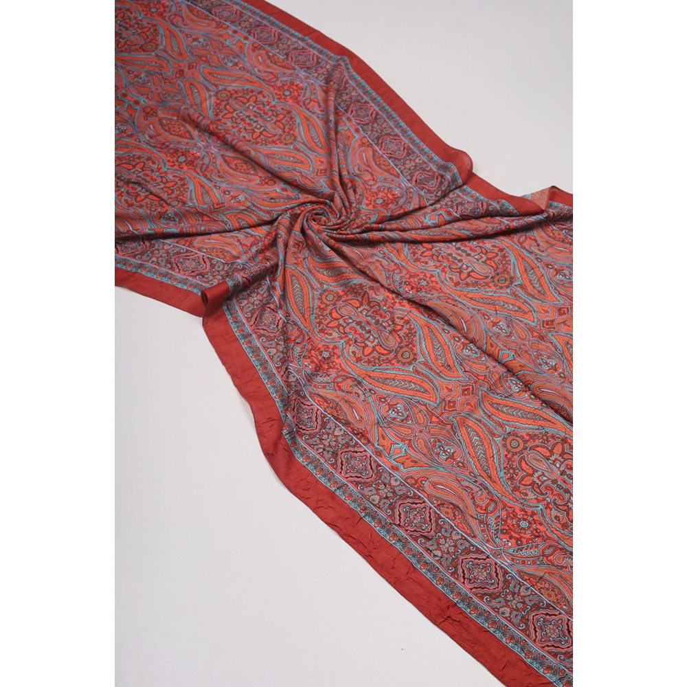 Mismara Desenli Bambu Kraş Şal - Desen-05 - Renk-02