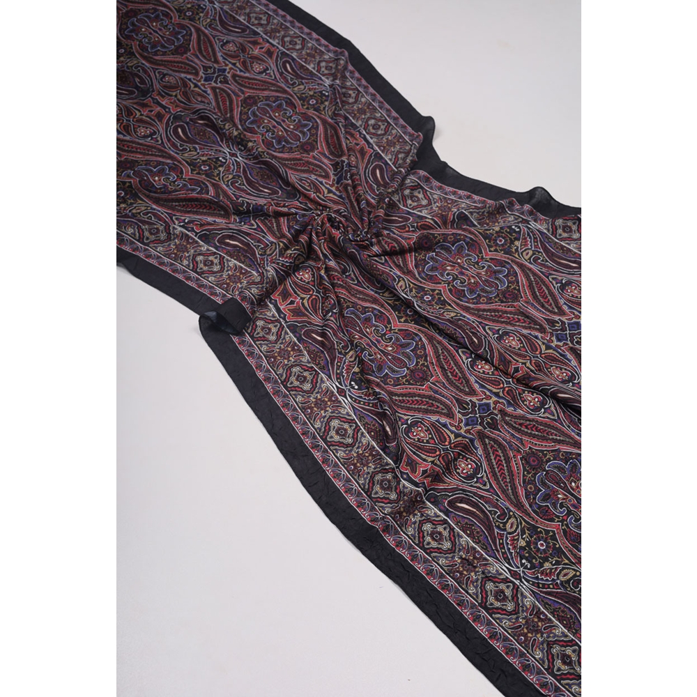 Mismara Desenli Bambu Kraş Şal - Desen-05 - Renk-02