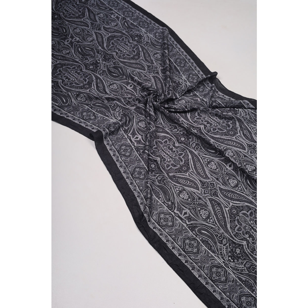Mismara Desenli Bambu Kraş Şal - Desen-05 - Renk-02