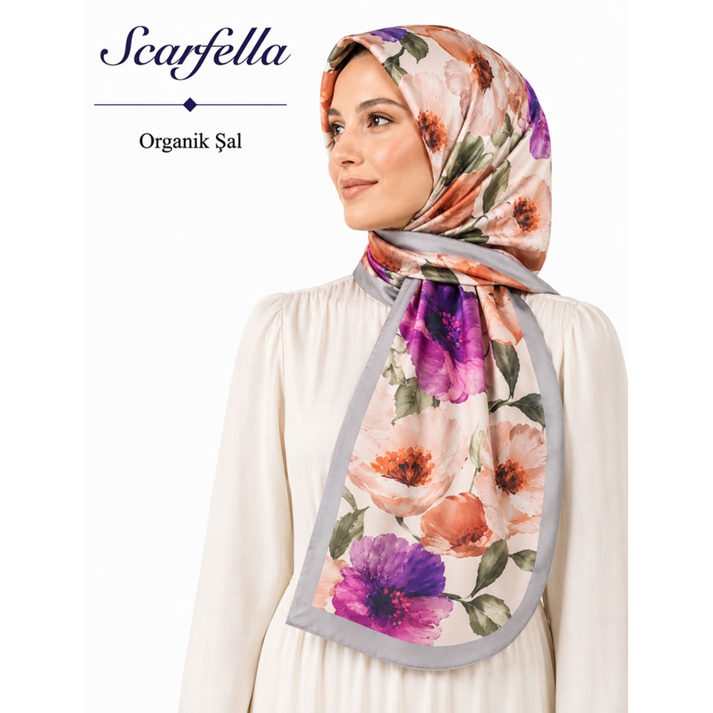 Scarfella Organik Şal - Desen-13