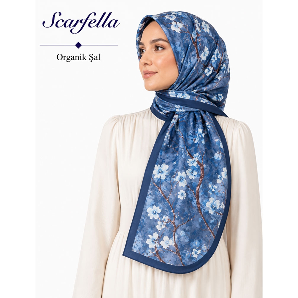 Scarfella Organik Şal - Desen-15