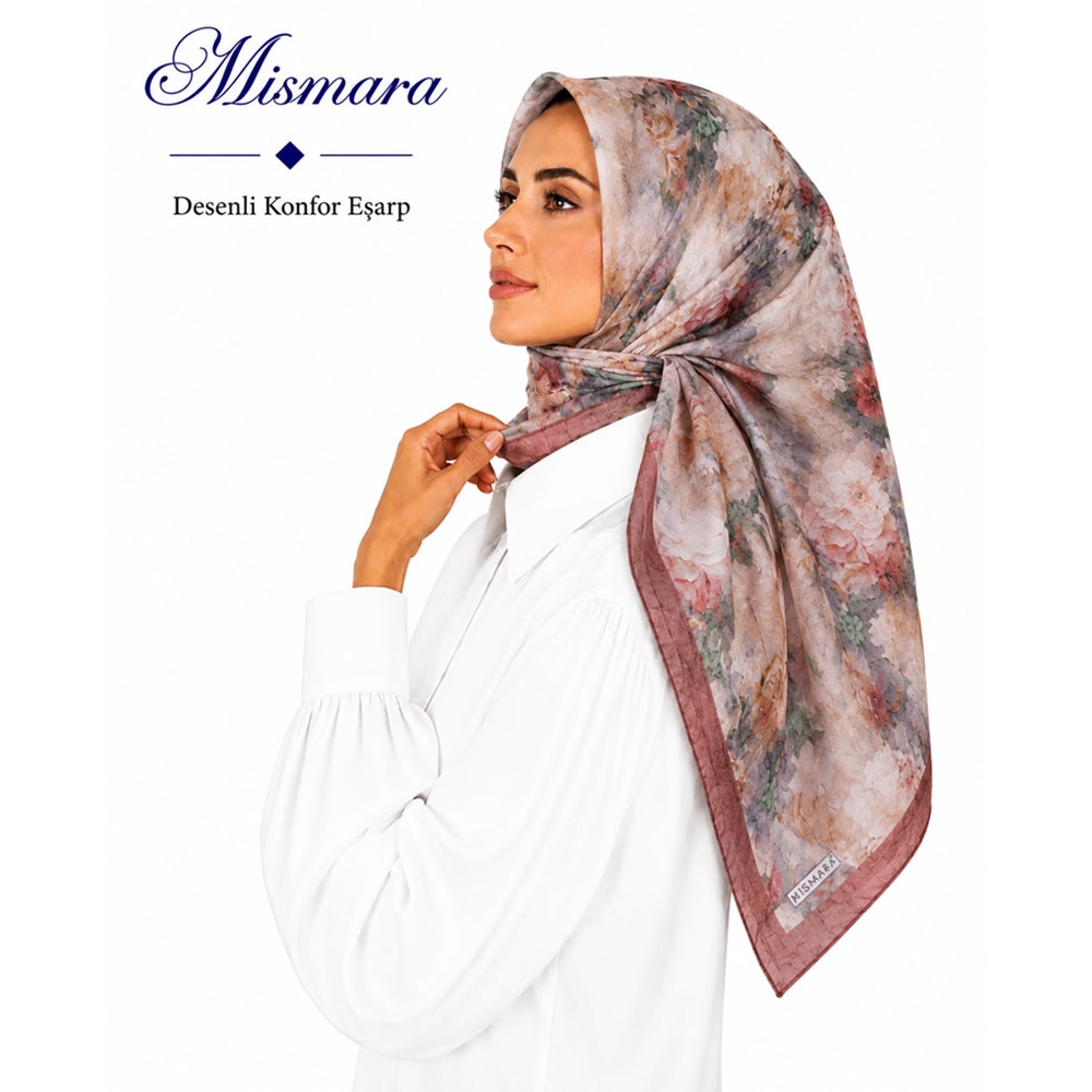 Mismara Desenli Konfor Eşarp - Desen-17