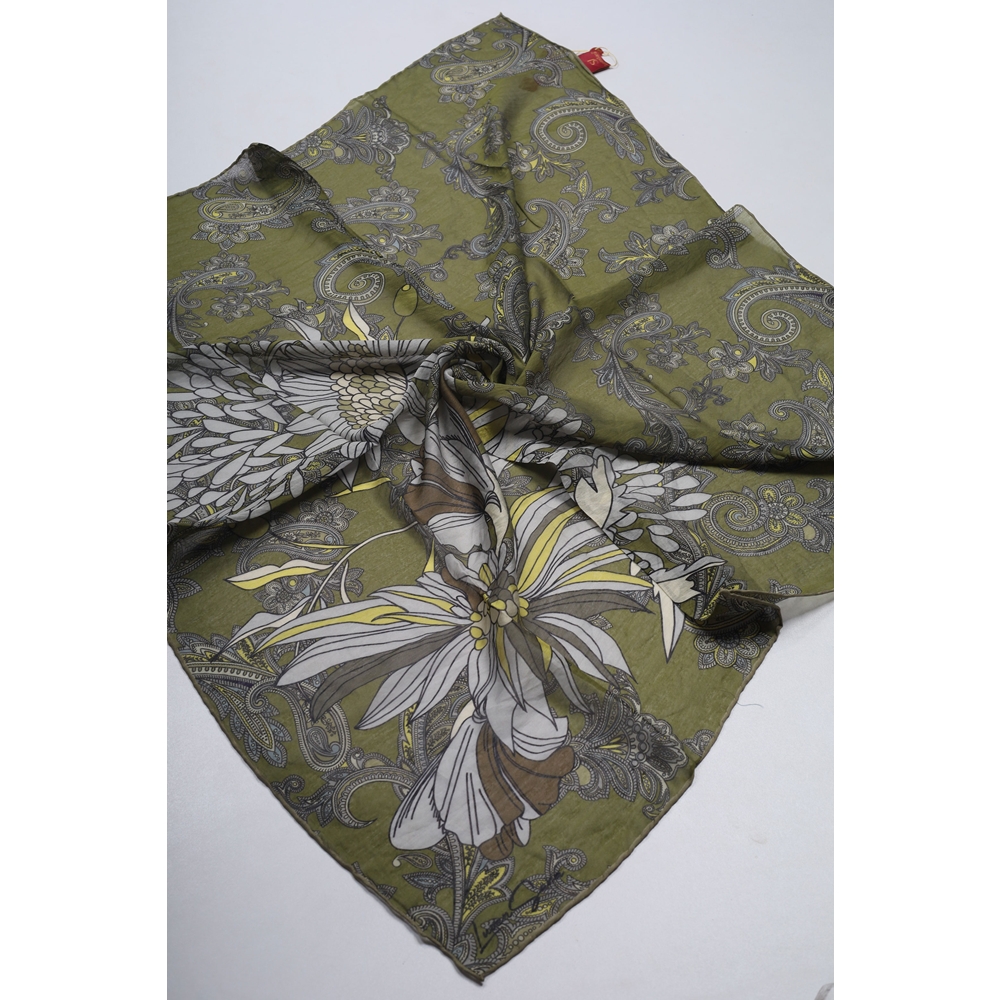 Luvensara Desenli Summer Eşarp - Desen-10 - Renk-01
