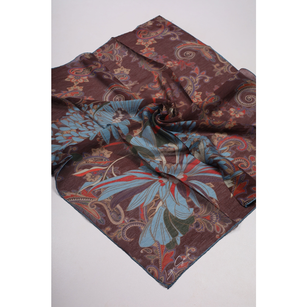 Luvensara Desenli Summer Eşarp - Desen-10 - Renk-01
