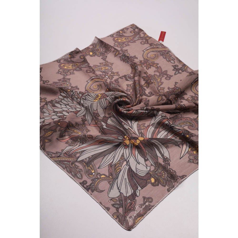 Luvensara Desenli Summer Eşarp - Desen-10 - Renk-01
