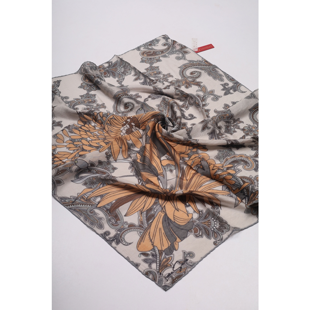 Luvensara Desenli Summer Eşarp - Desen-10 - Renk-01