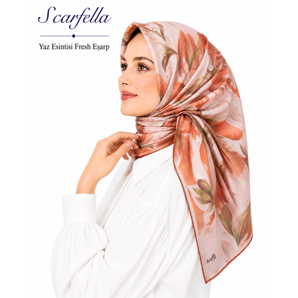 Scarfella Yaz Esintisi Fresh Eşarp - Desen-121